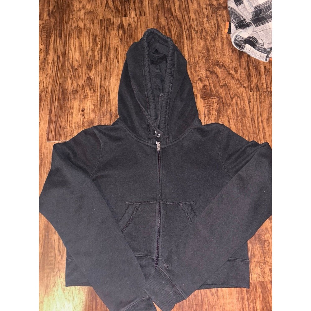 Hollister Cropped Black Jacket